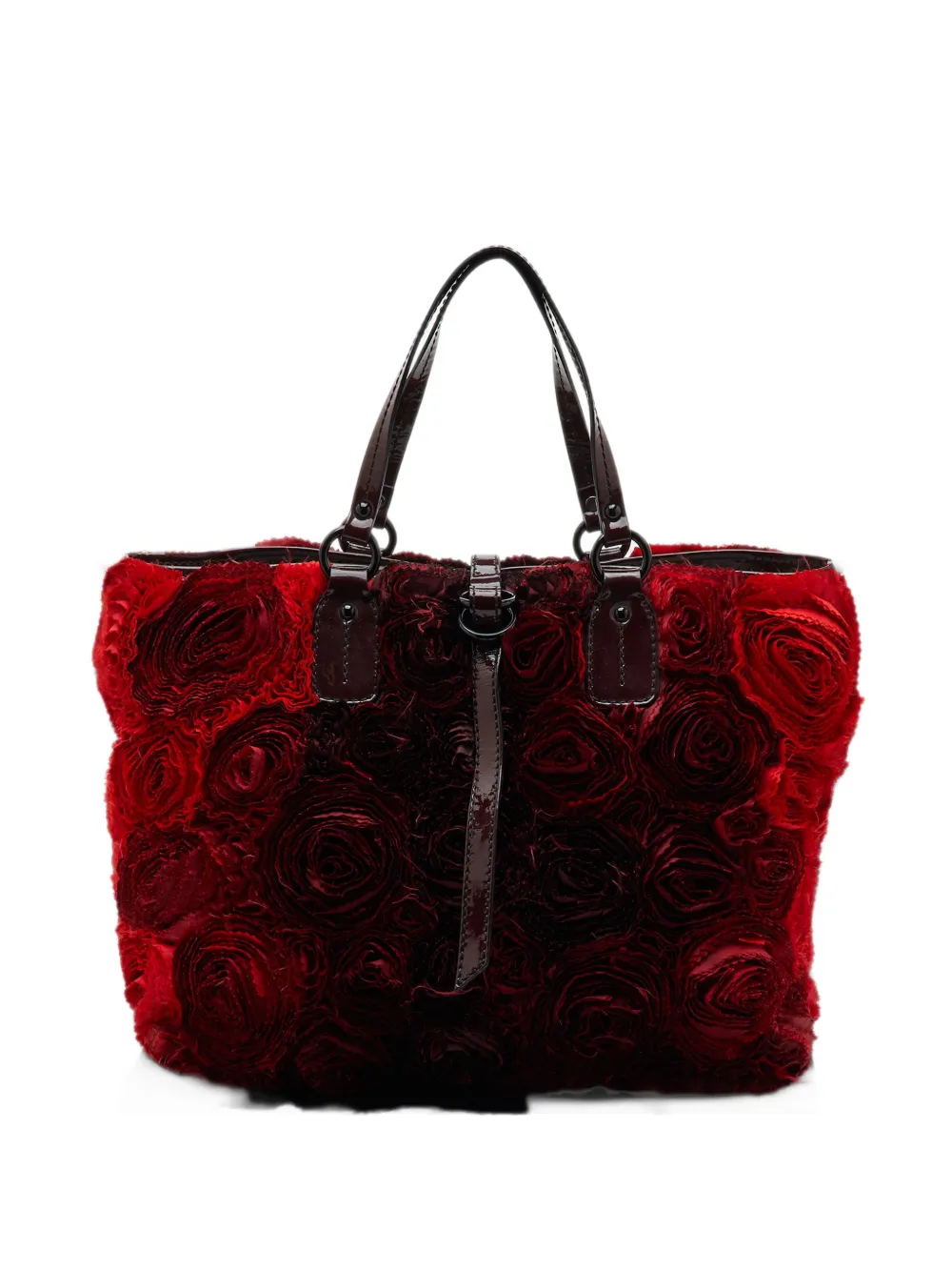 Valentino Garavani Pre-Owned Rosier Tote Bag mit Rosette - Rot