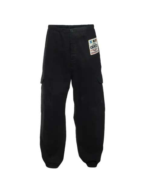 Gucci Pre-Owned patch-detail cargo pants