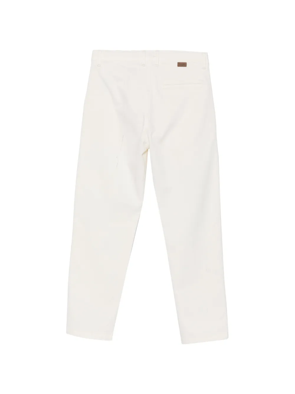 Paolo Pecora Kids pleated straight-leg trousers Beige