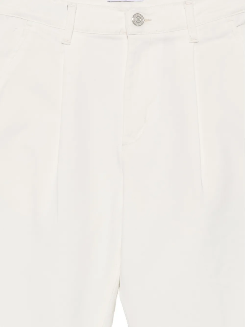 Paolo Pecora Kids pleated straight-leg trousers Beige