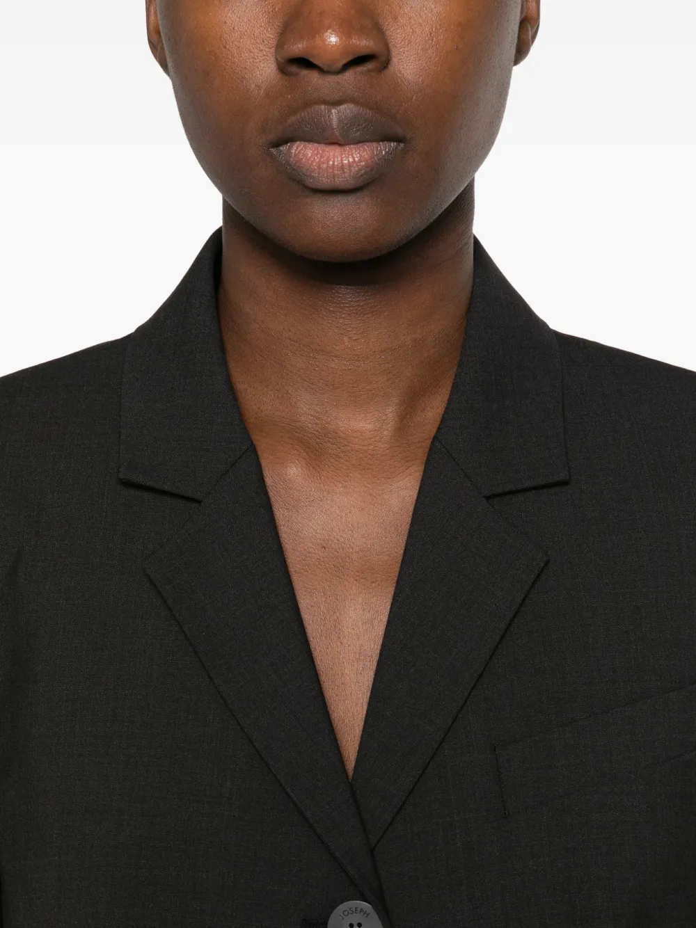 JOSEPH tailored single-breasted jacket Zwart