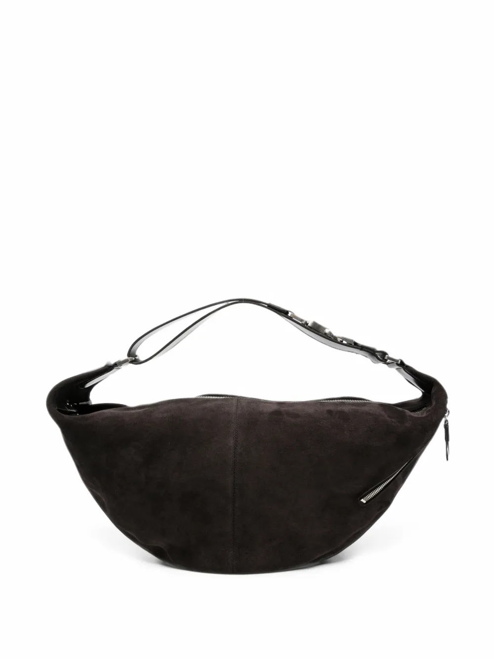 LEMAIRE Quiver Clip leather tote bag Bruin