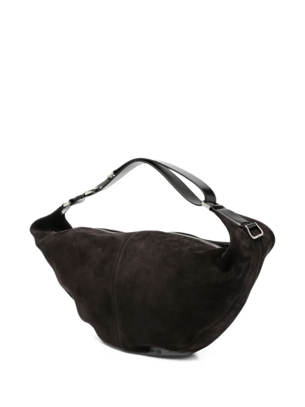LEMAIRE Quiver Clip leather tote bag Bruin