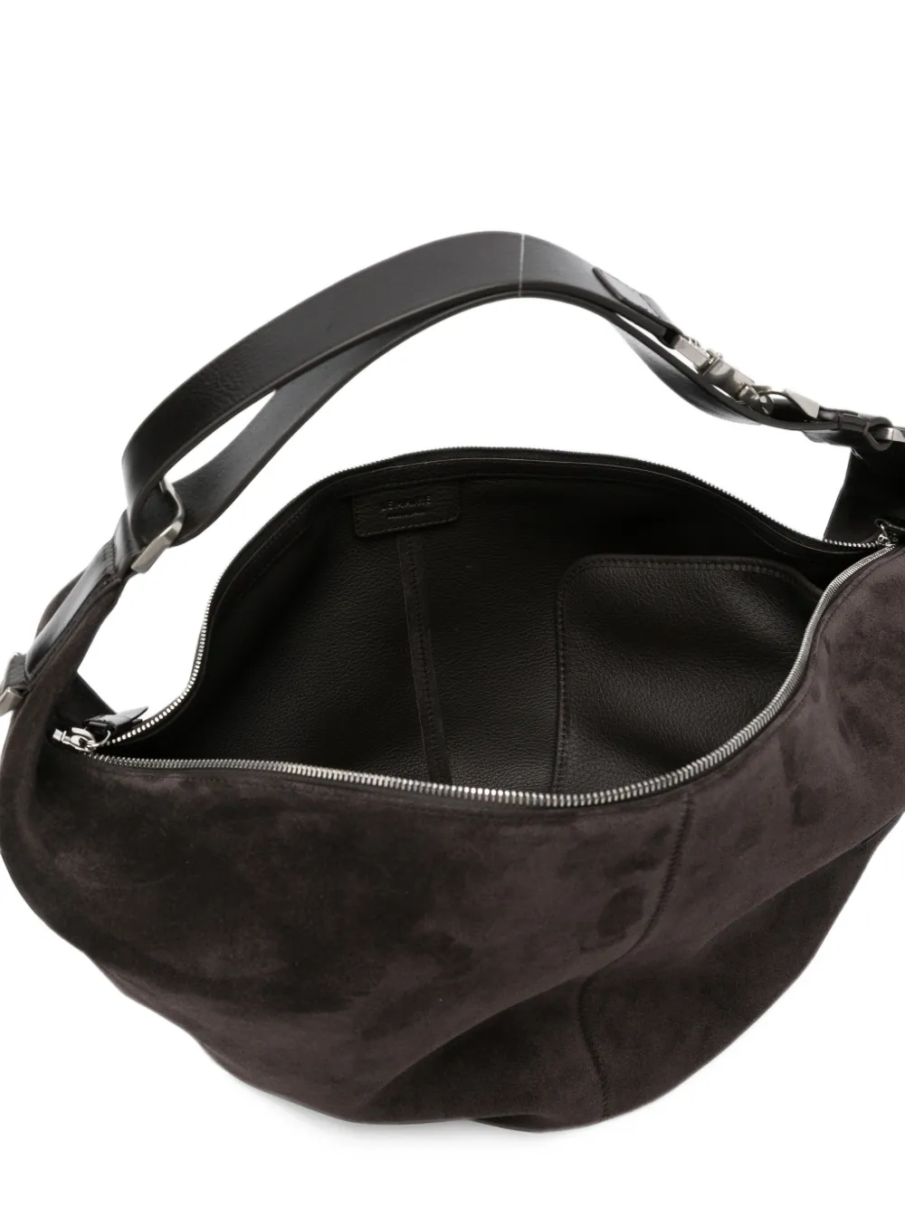 LEMAIRE Quiver Clip leather tote bag Bruin
