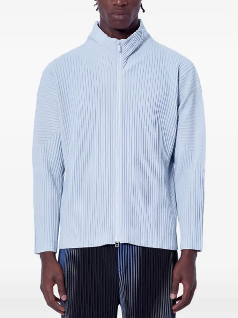 Homme Plissé Issey Miyake pleated zip-up jacket