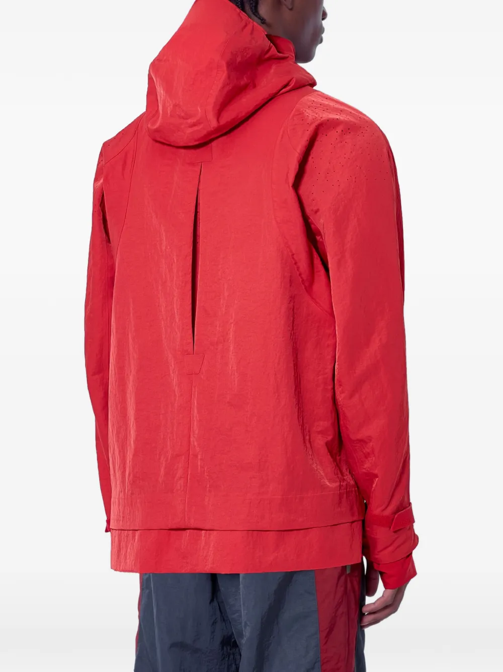 Lacoste Runway technical gabardine jacket Rood