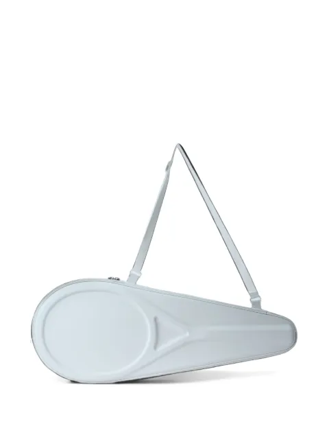 Lacoste Runway large leather racket bag