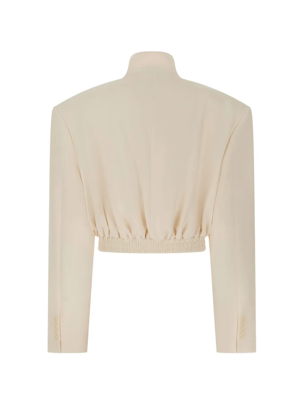 NISSA tailored cropped jacket Beige