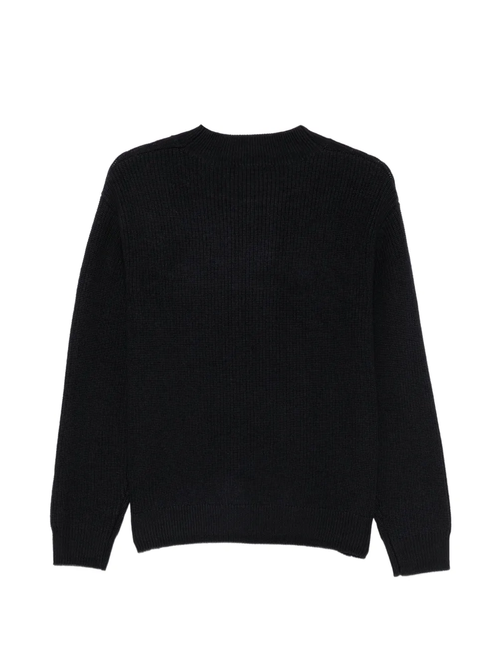 Paolo Pecora Kids ribbed-knit sweater Blauw