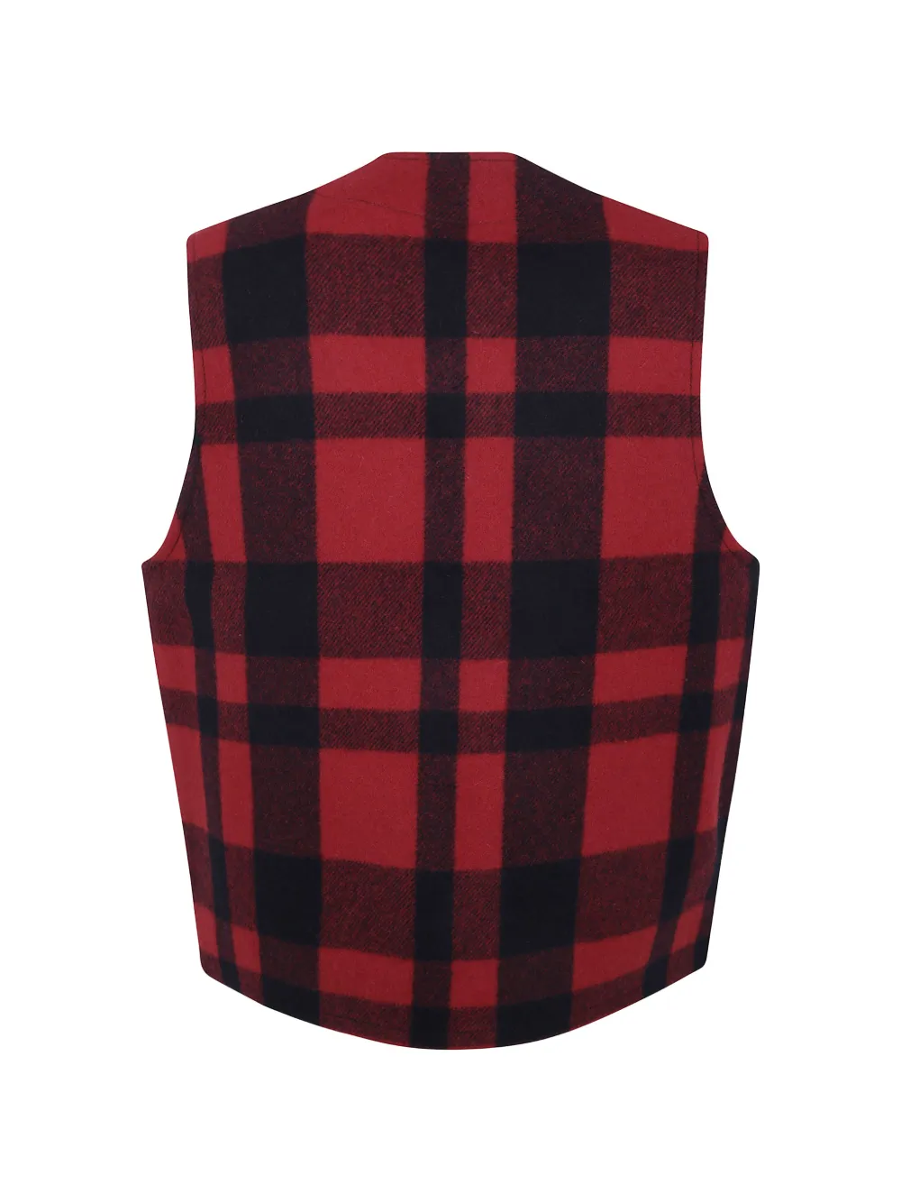 Filson Geruit gilet Rood