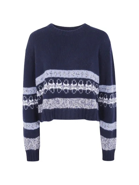 Nuur pull en maille intarsia