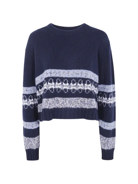 Nuur intarsia-knit wool sweater