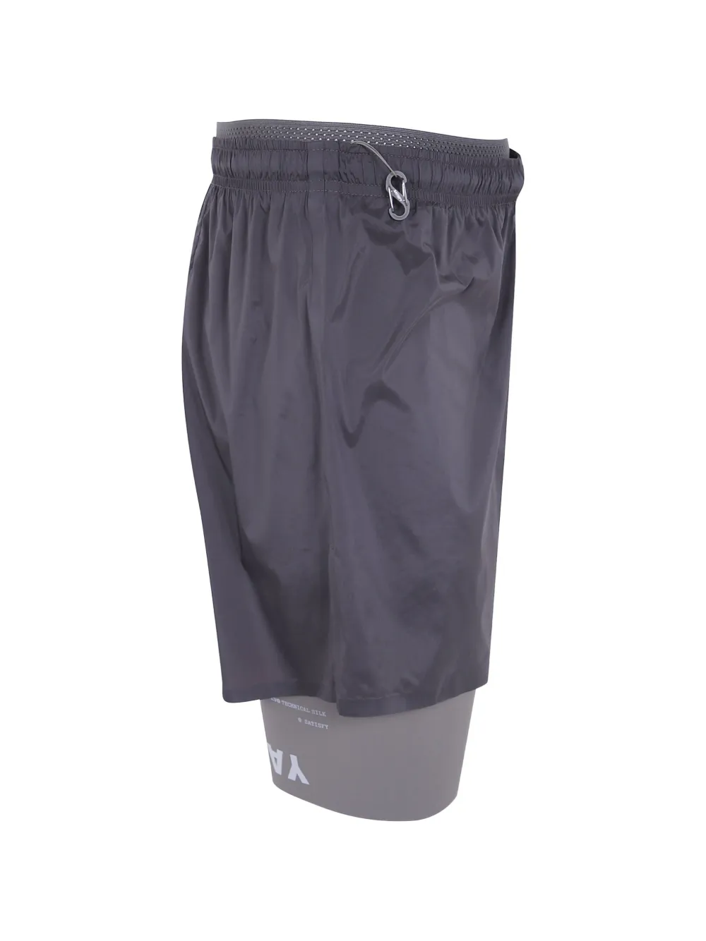 Satisfy Techsilk Layered Shorts In Gray