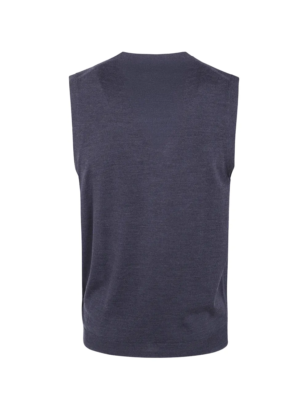Zanone V-neck sleeveless cardigan Grijs
