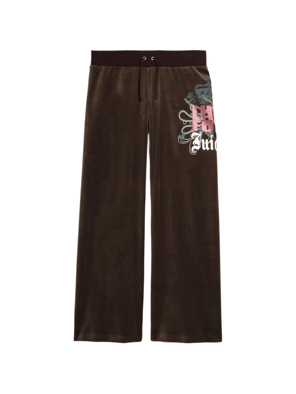 Juicy Couture Live For Juicy straight-leg track pants - Braun