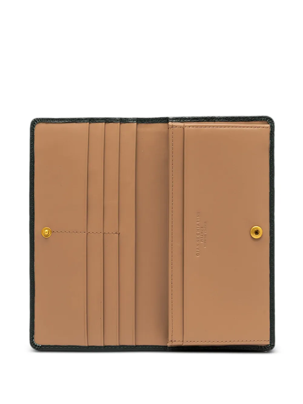 GIANNI CHIARINI large Bubble calf leather wallet Groen