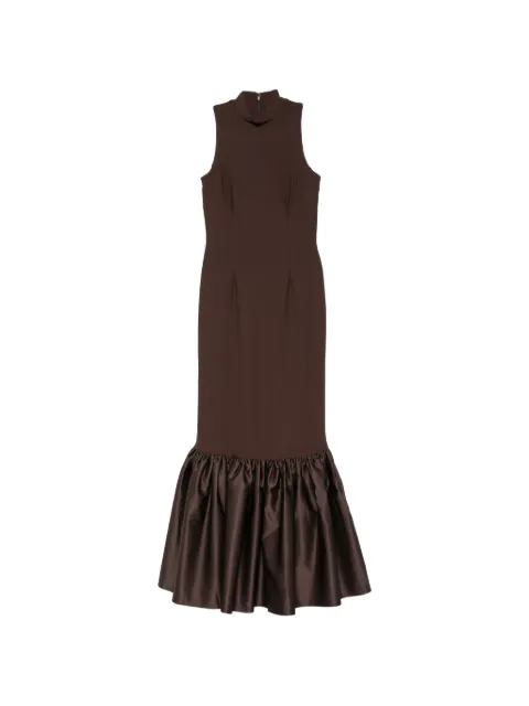 ROTATE BIRGER CHRISTENSEN ruffled-trim sleeveless maxi dress