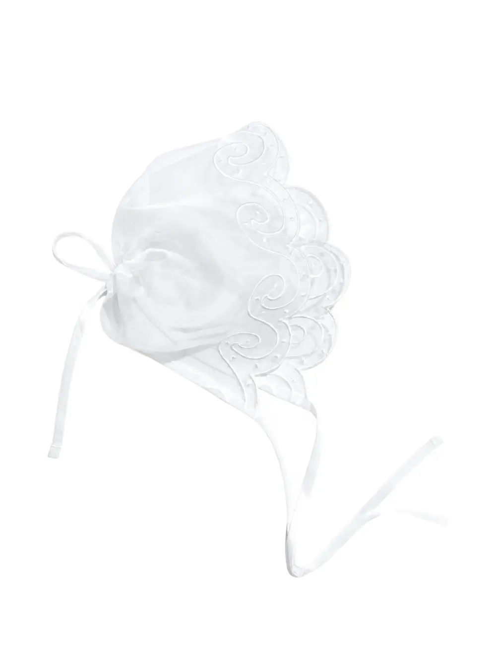 JESURUM BABY embroidered christening gown set Wit