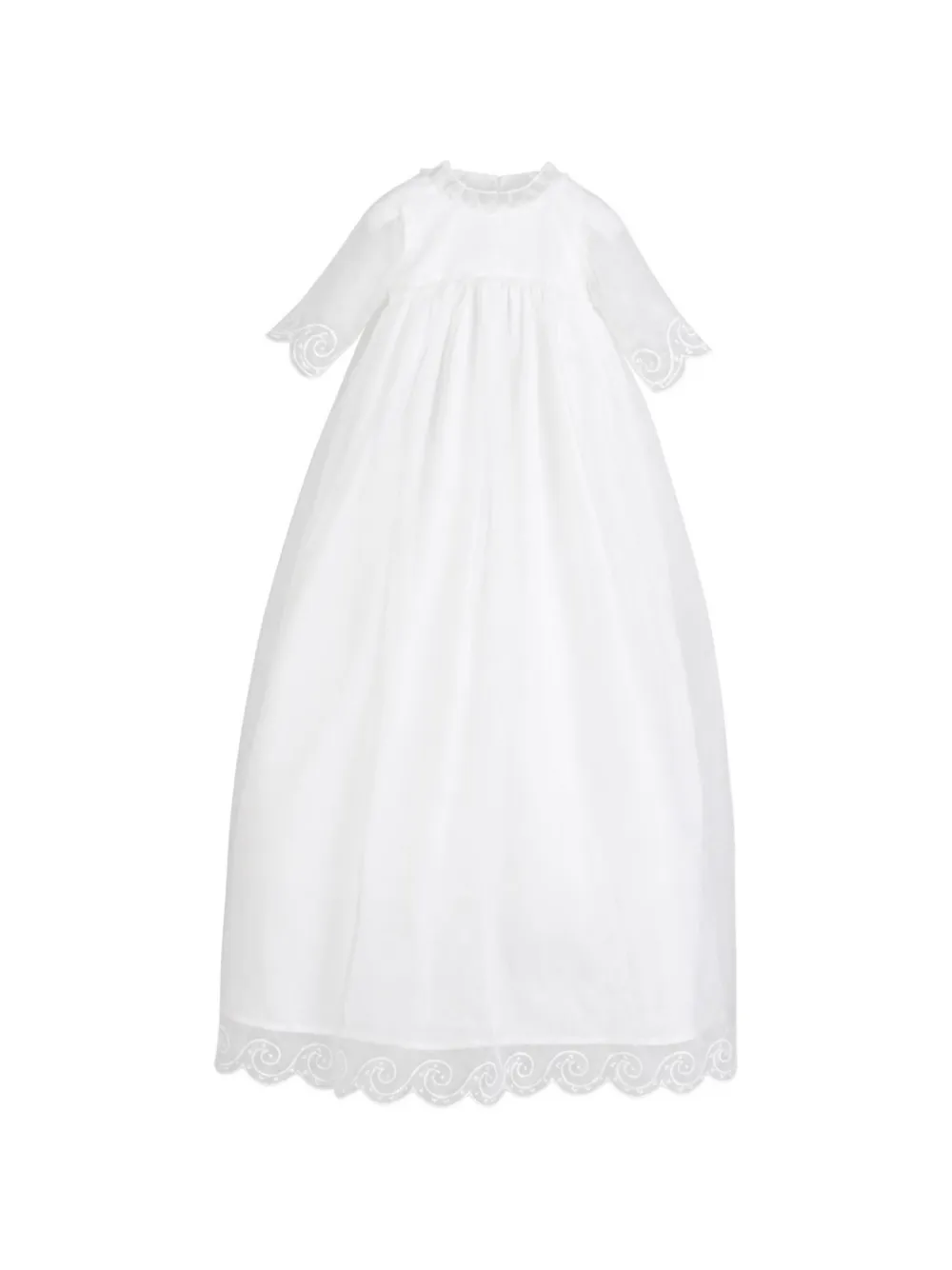 JESURUM BABY embroidered christening gown set Wit