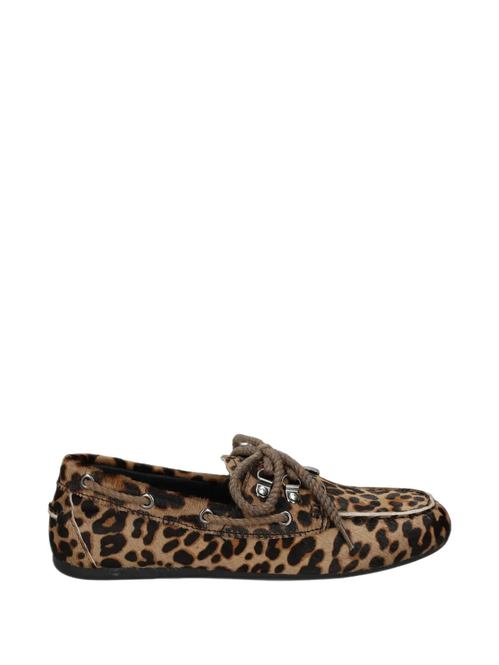 Bibi Lou Loafer mit Leopardenprint - Braun
