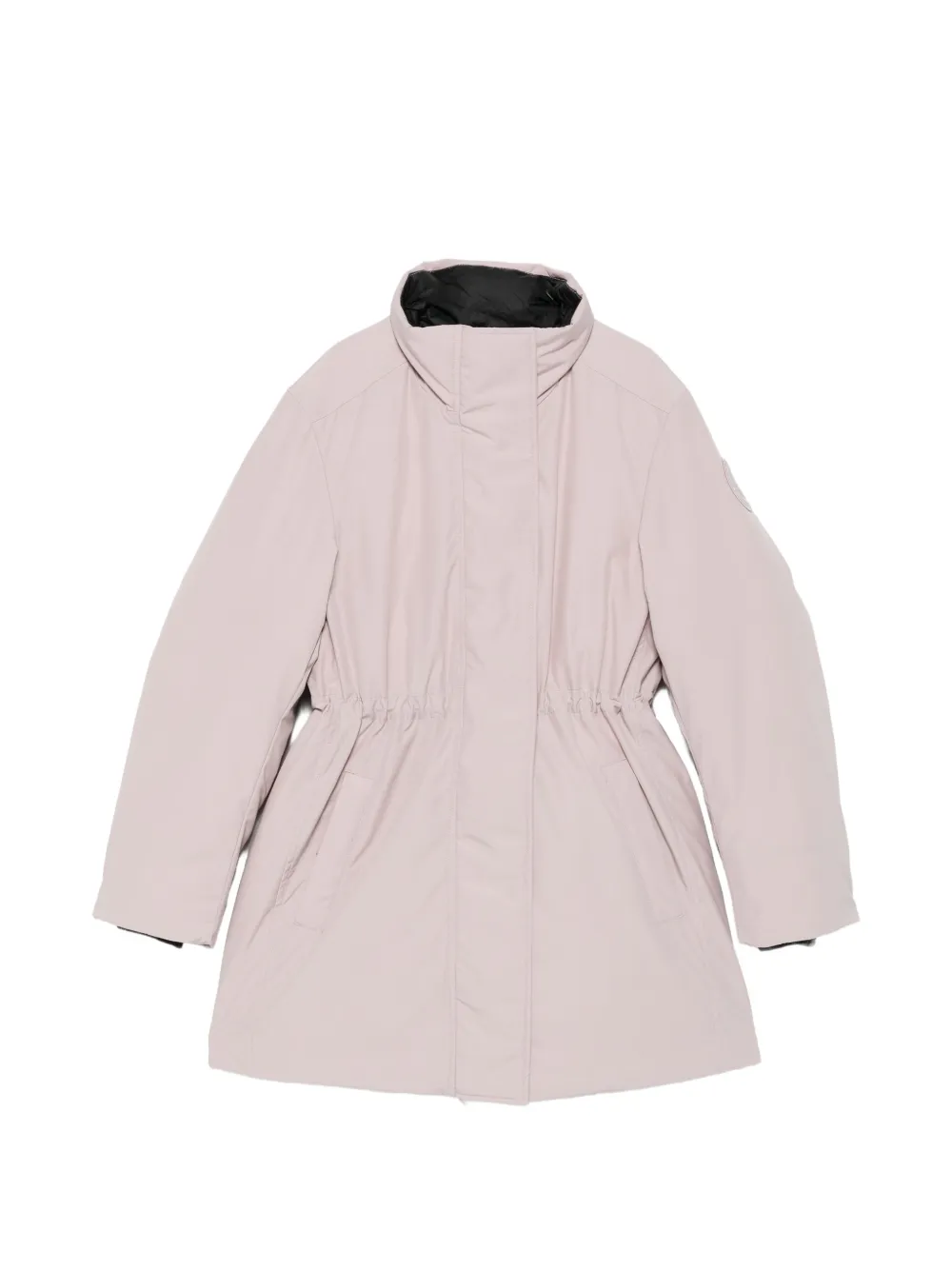 Canada Goose drawstring-waist high-neck parka jacket Roze