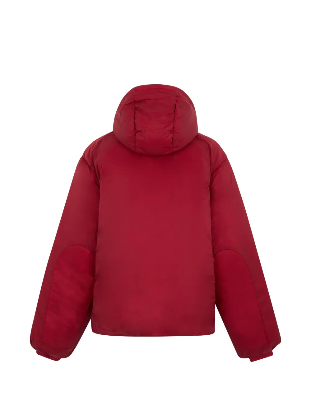 Y-3 hooded puffer jacket Rood