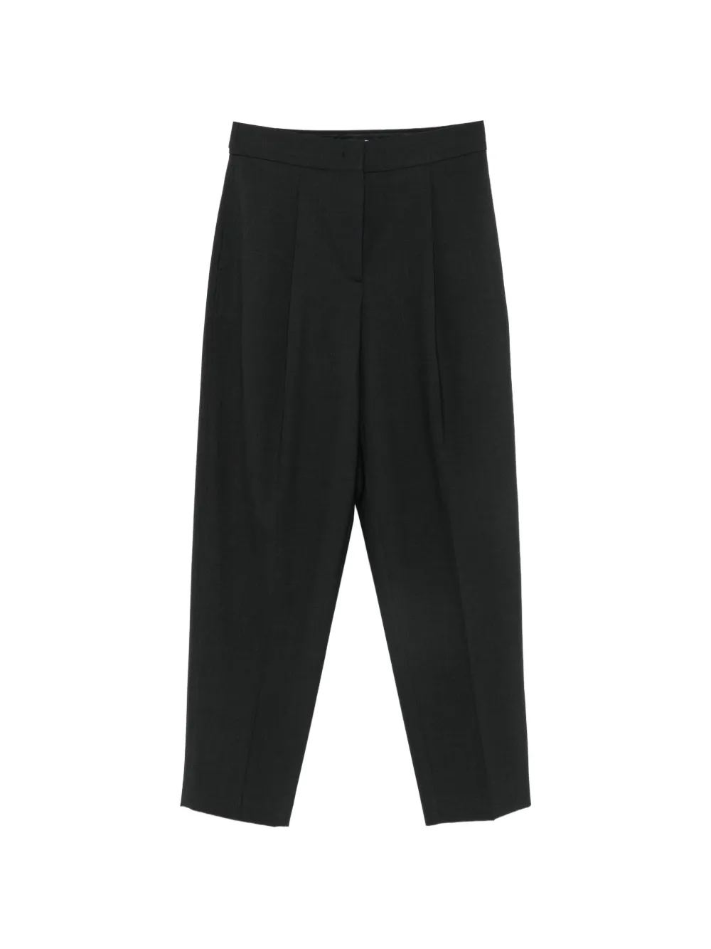 JOSEPH Toni button-tab pleated trousers - Schwarz