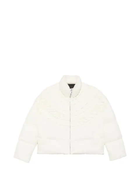 RAXXY geometric-quilted padded jacket