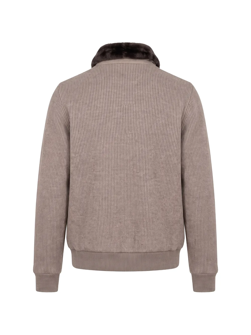 Moorer Levion-B5L faux-fur collar jacket Bruin