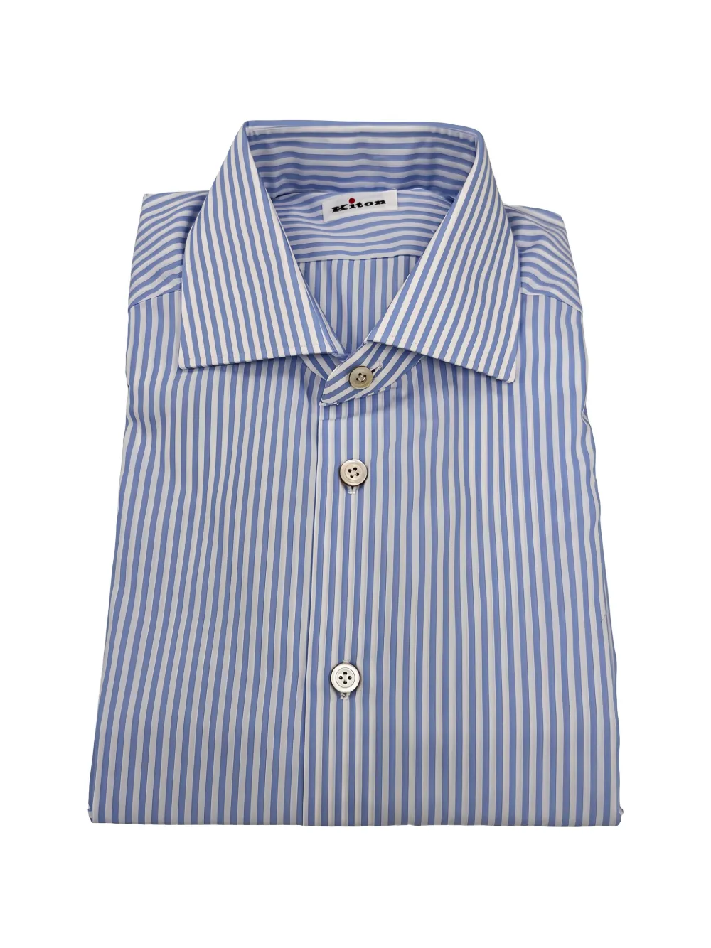 Kiton striped shirt - Bianco