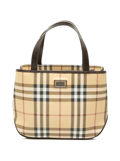 Burberry Pre-Owned 2000-2017 House Check Coated Canvas handbag