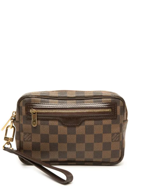 Louis Vuitton Pre-Owned 2008 Damier Ebene Pochette Billets Macao clutch bag
