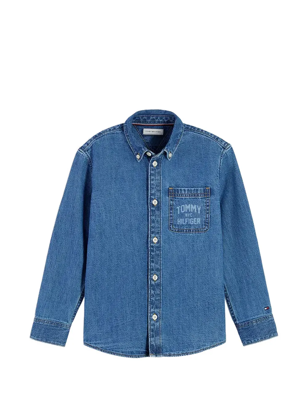 Tommy Hilfiger Junior Klassisches Jeanshemd - Blau
