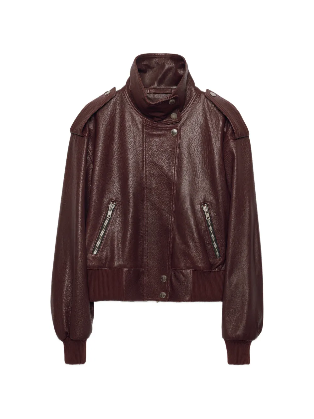 STAND STUDIO Ciara leather jacket Rood