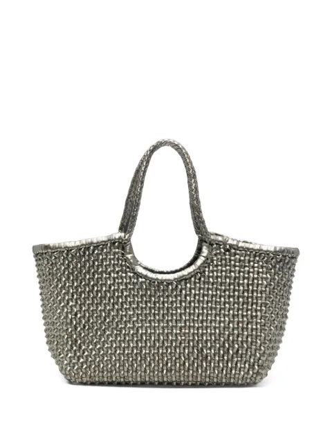 DRAGON DIFFUSION Nantucket Cactus woven leather tote bag