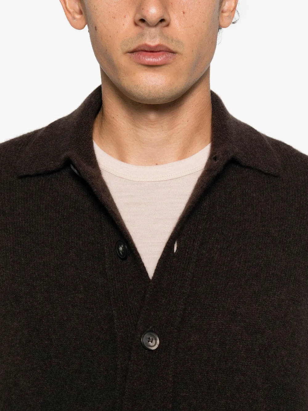 Filippo De Laurentiis Kasjmier vest Bruin