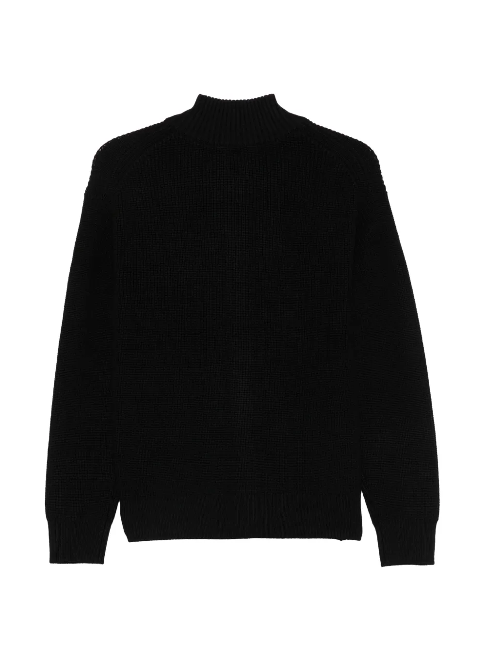 Paolo Pecora Kids ribbed-knit zip-up cardigan Zwart