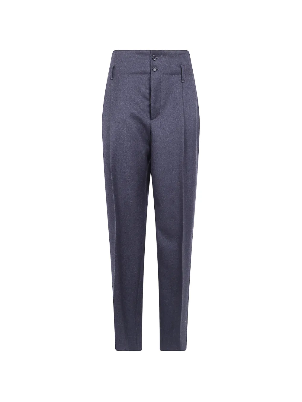 Alberta Ferretti Pantalon met plooien en riemlussen Grijs