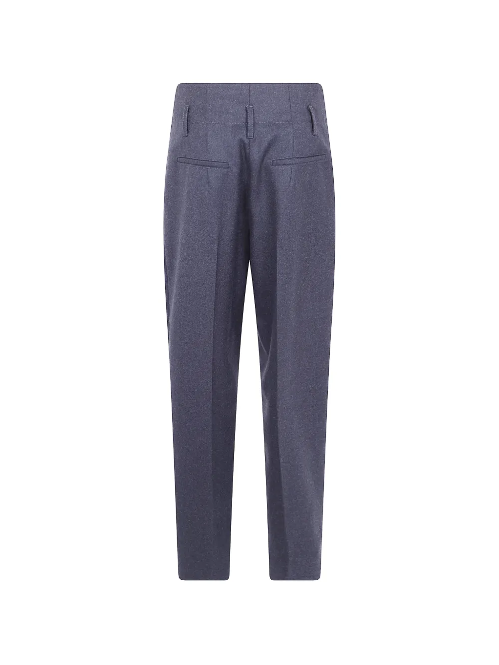 Alberta Ferretti Pantalon met plooien en riemlussen Grijs