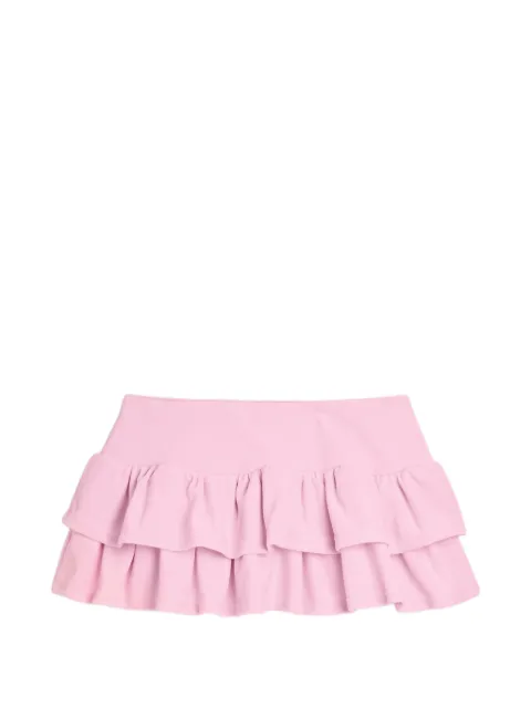 Juicy Couture ruffle-trim mini skirt