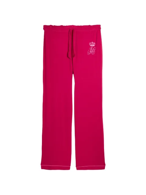 Juicy Couture logo-print ruffled pajamas set