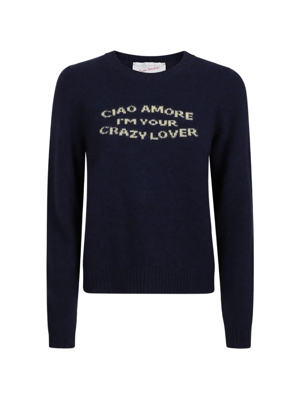 Giada Benincasa pull Crazy Lover en jacquard - Bleu Giada Benincasa pull Crazy Lover en jacquard - Bleu