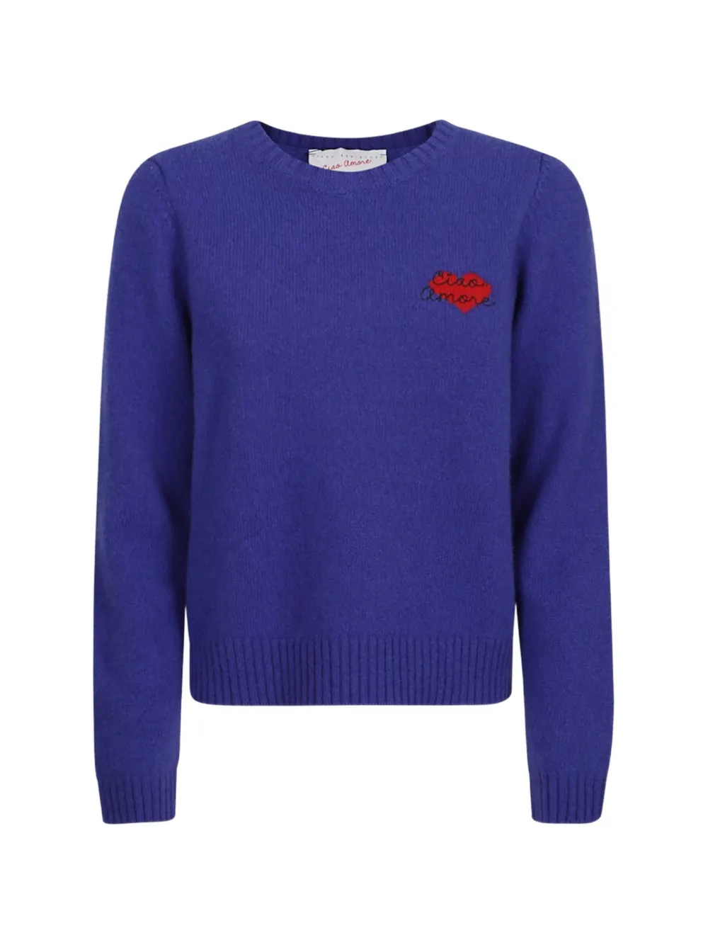 Giada Benincasa pull Heartbeat à col rond - Bleu Giada Benincasa pull Heartbeat à col rond - Bleu