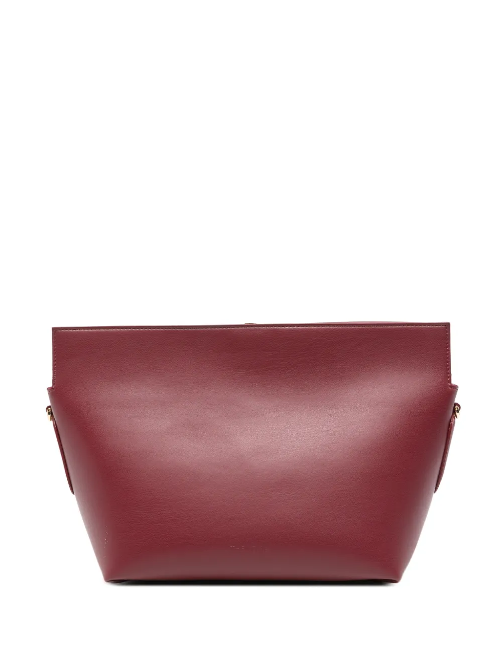 Themoirè detachable-strap clutch bag - Rosso
