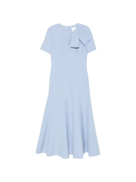 Roland Mouret bow-detail A-line midi dress