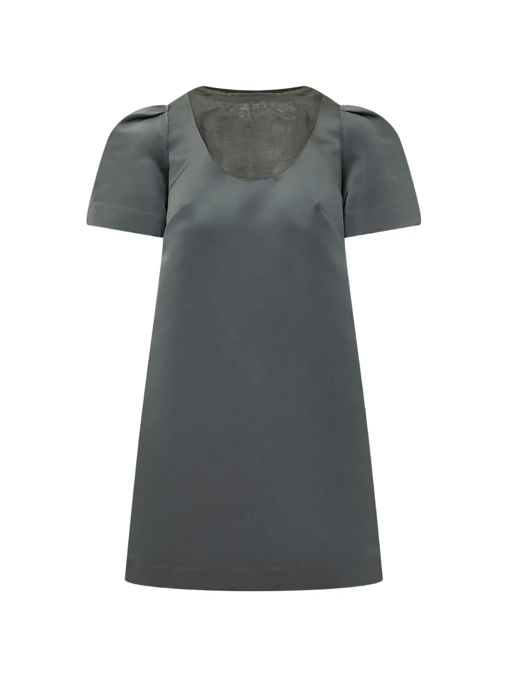Tela Ethel puff-sleeve mini dress - Gris Tela Ethel puff-sleeve mini dress - Gris