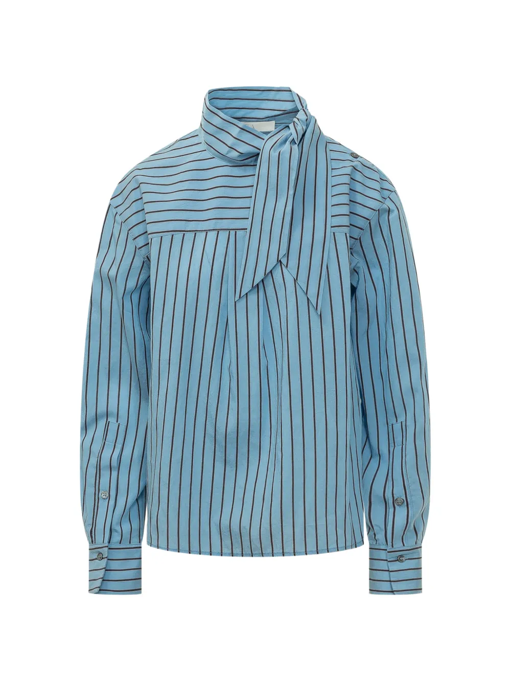 Tela Zafrina pussy-bow striped shirt - Bleu Tela Zafrina pussy-bow striped shirt - Bleu