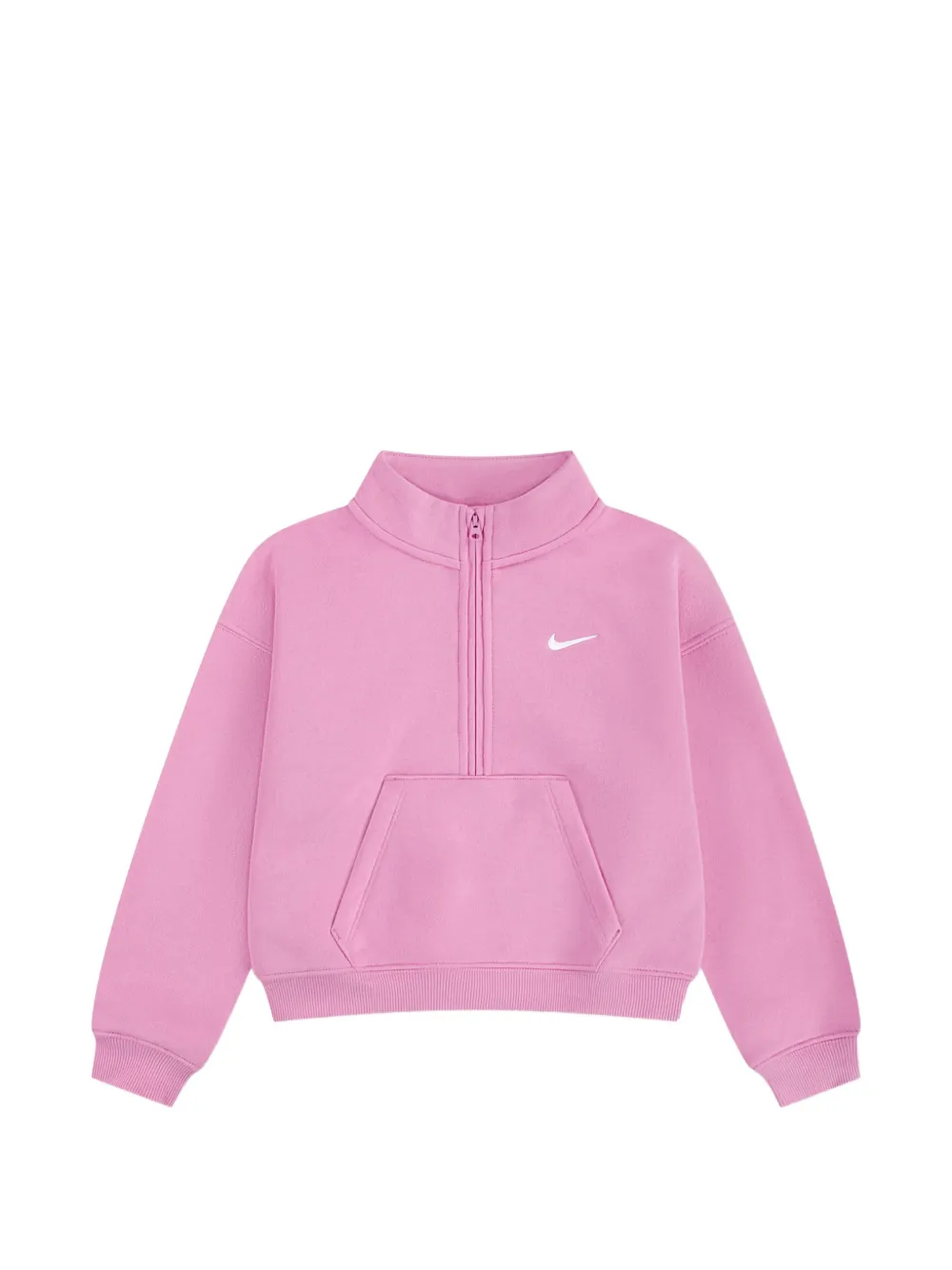 Nike Kids logo-embroidered half-zip tracksuit set (set of two) Roze