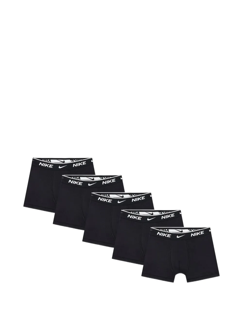Nike Kids logo-waistband boxer briefs (set of five) - Schwarz