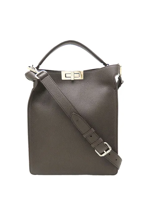 Fendi Pre-Owned 2010-2026 Small Calfskin Peekaboo X Lite satchel